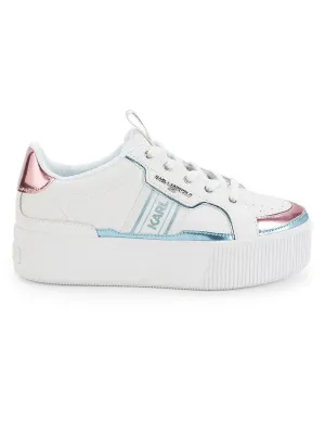 Karl Lagerfeld Violet Platform Sneakers
