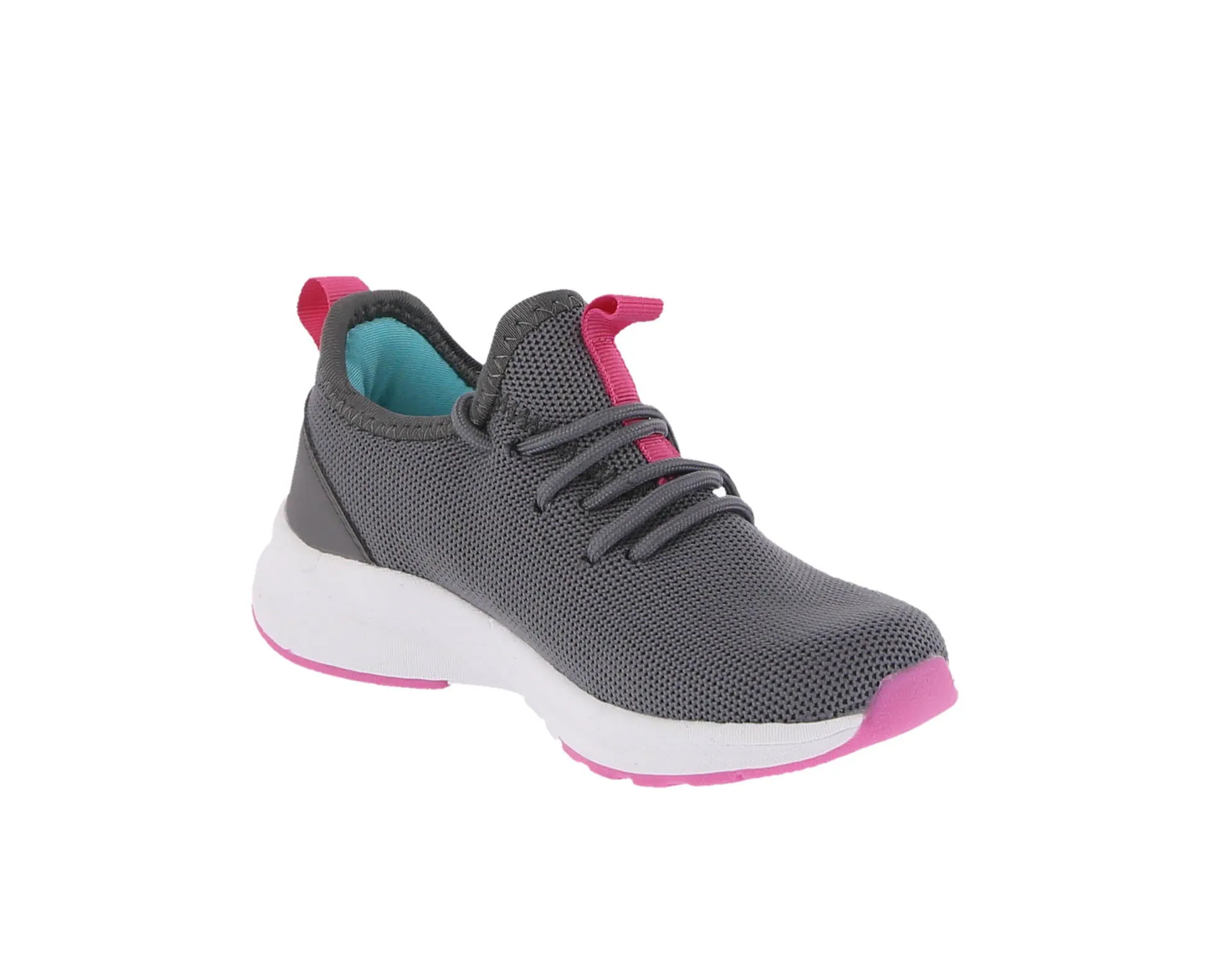 KID'S SHOES DARK GREY/FUCHSIA/TU MESH TENNIS SNEAKERS 4133K