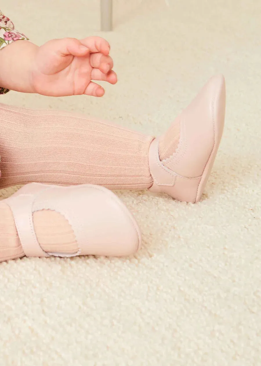 Mary Jane Pram Shoes in Pink (17-20EU)