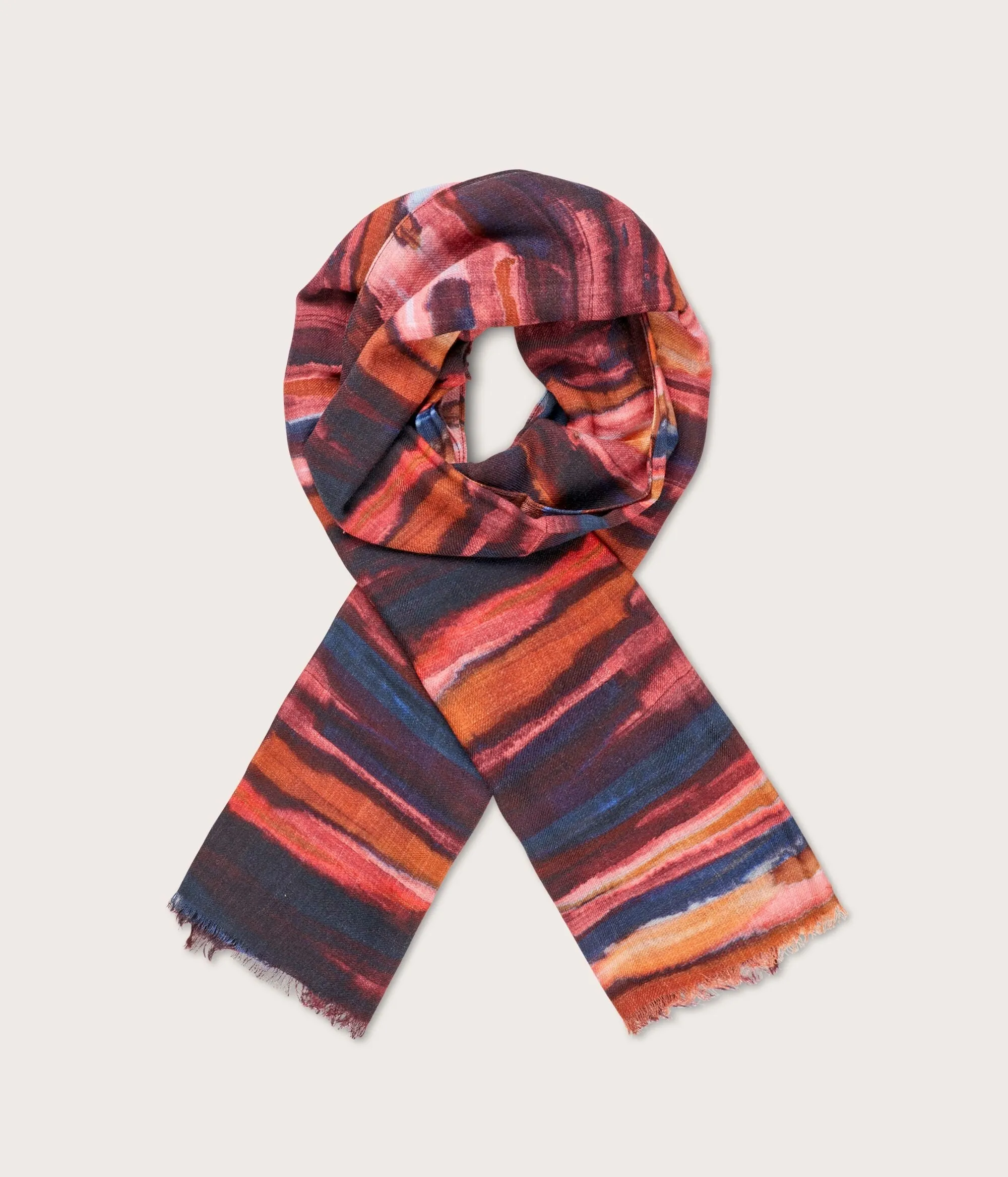 Masai Ashlie Scarf Sun Tomato Print