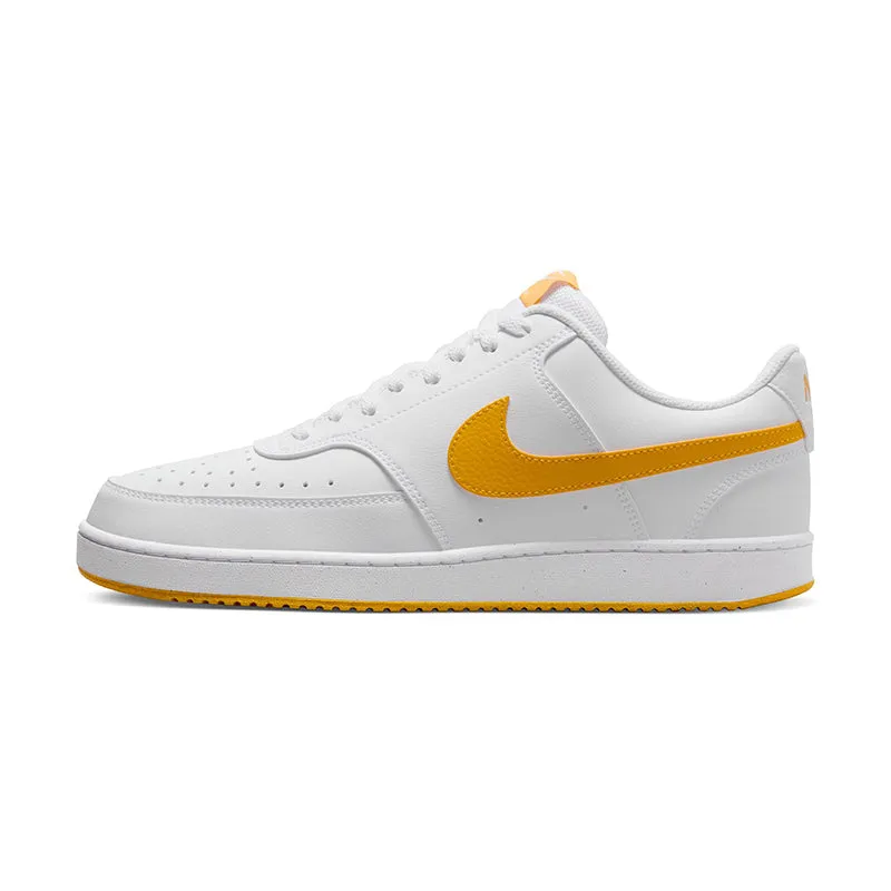 Men's Court Vision Low Next Nature White/University Gold