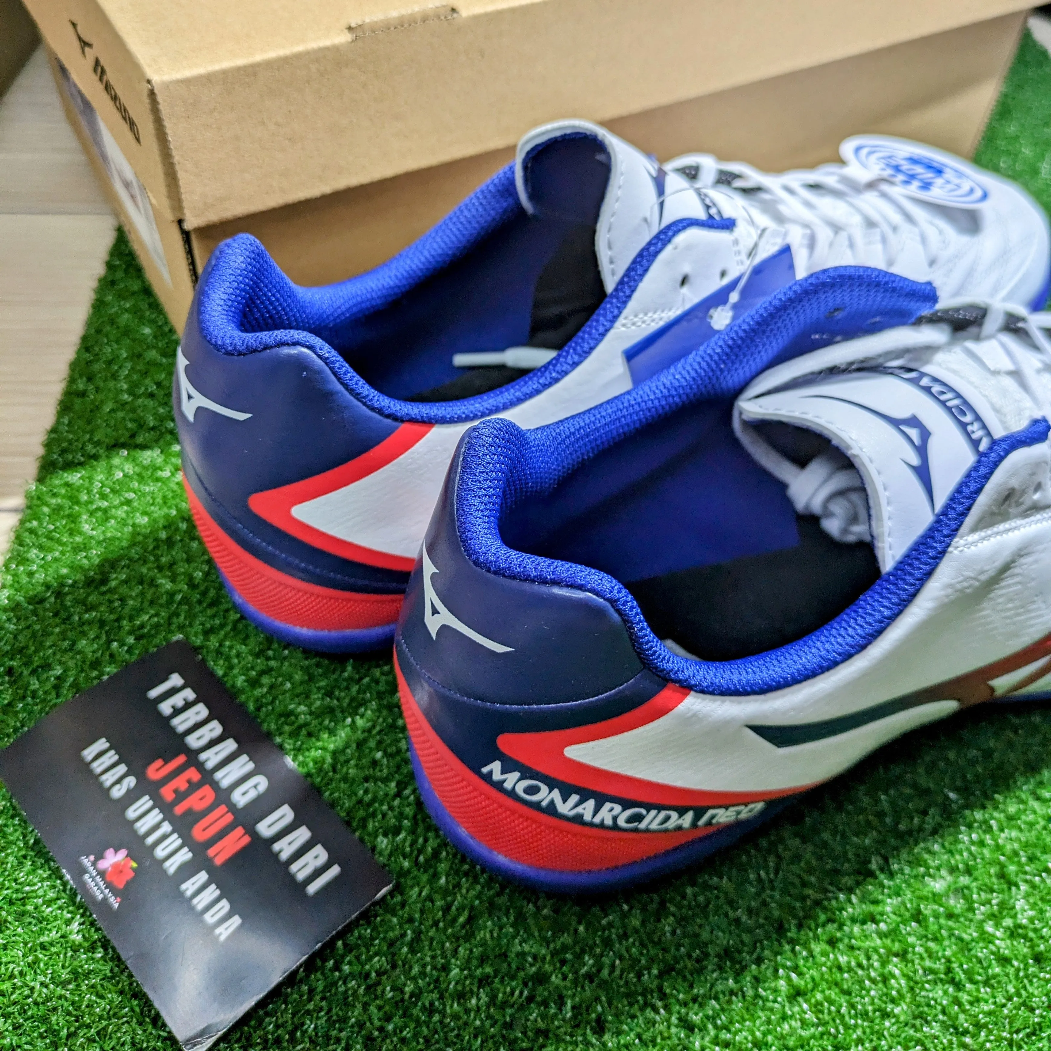 Mizuno Monarcida Neo Sala Select TF(White/Red/Blue)