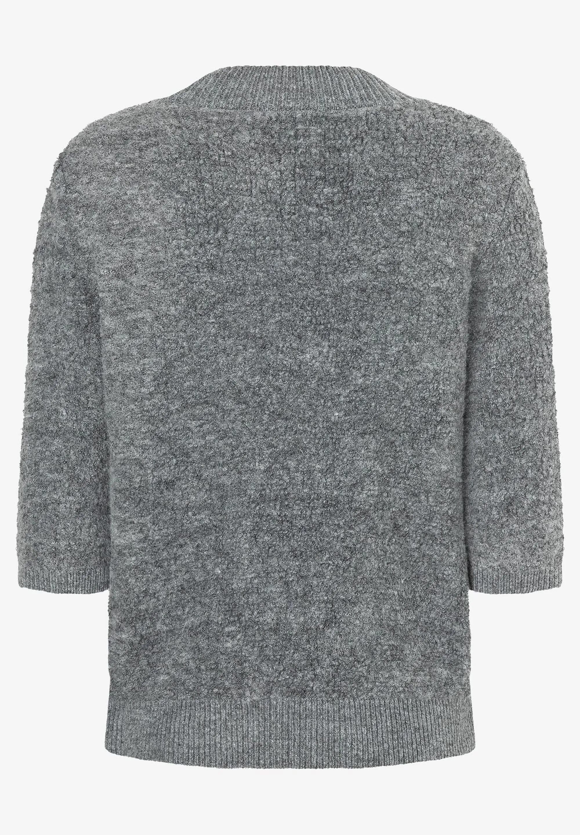 More & More Knit Sweater With Sequin Details Grey