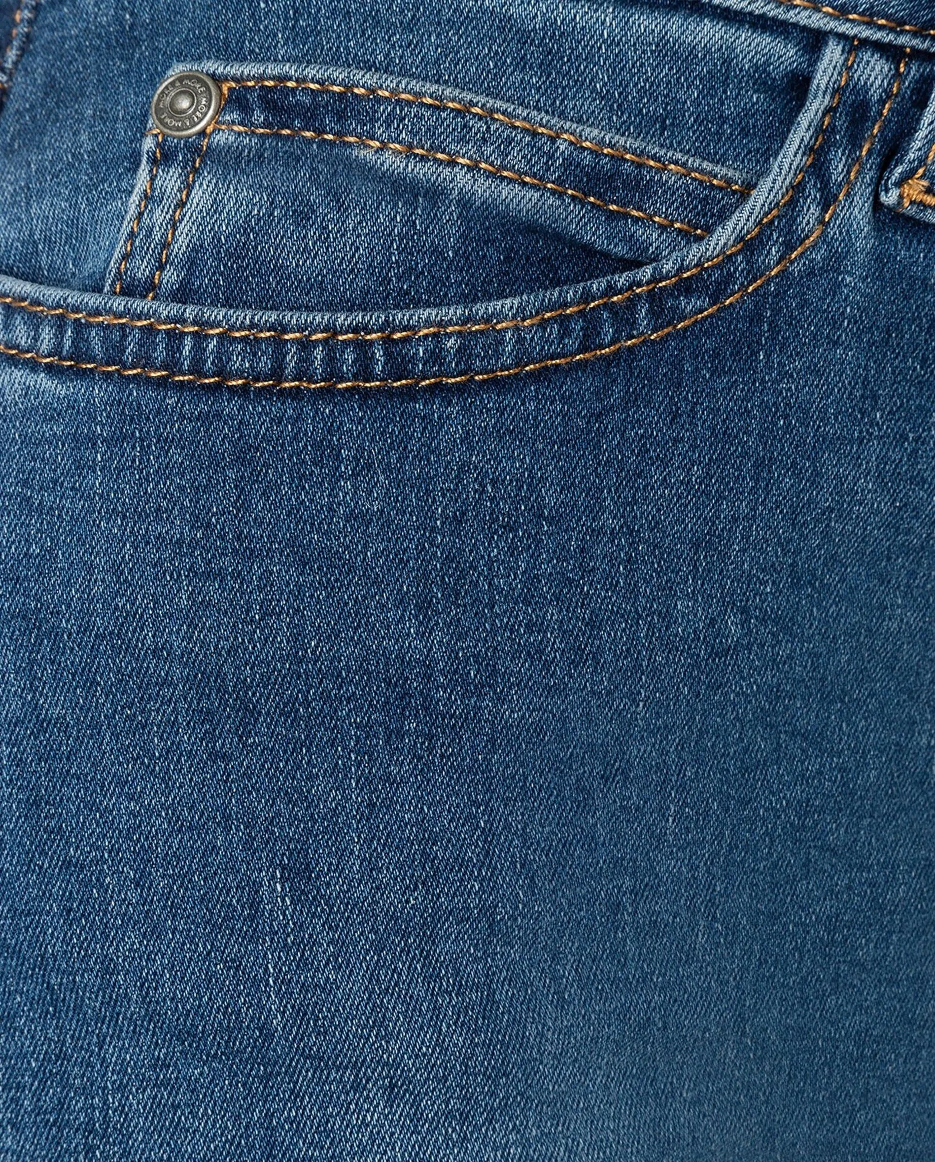 More & More Marlene Wide Leg Blue Denim Jeans