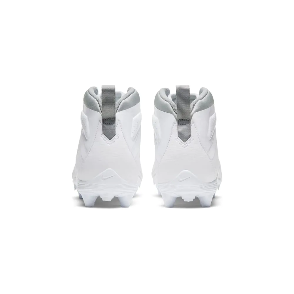 Nike Alpha Huarache 7 Varsity White/Silver Lacrosse Cleats
