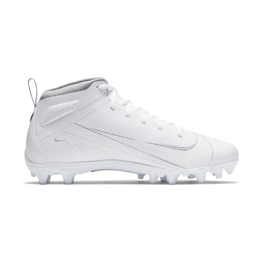 Nike Alpha Huarache 7 Varsity White/Silver Lacrosse Cleats