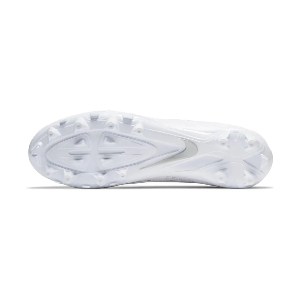 Nike Alpha Huarache 7 Varsity White/Silver Lacrosse Cleats