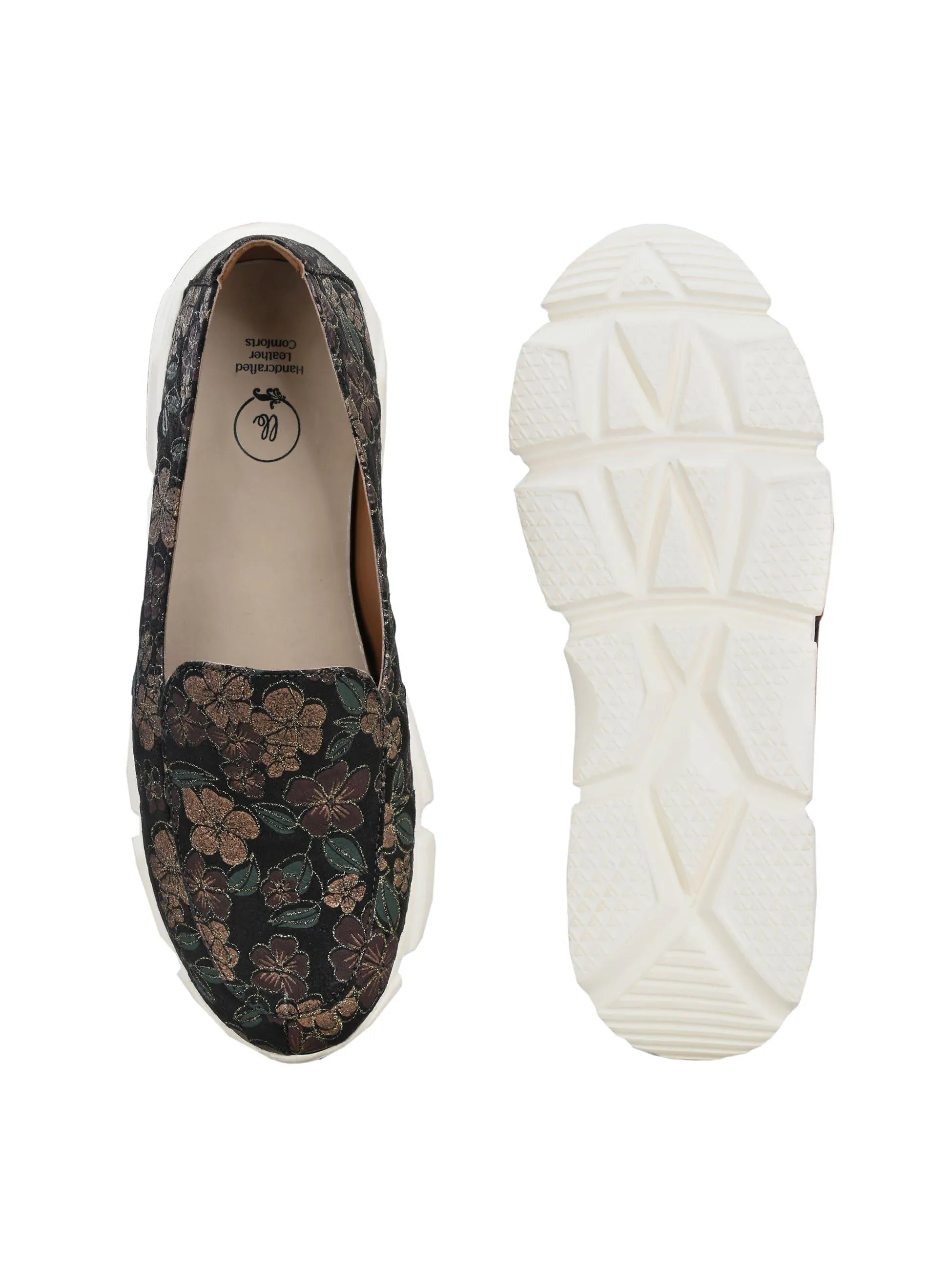 Noir Blossom Sneakers