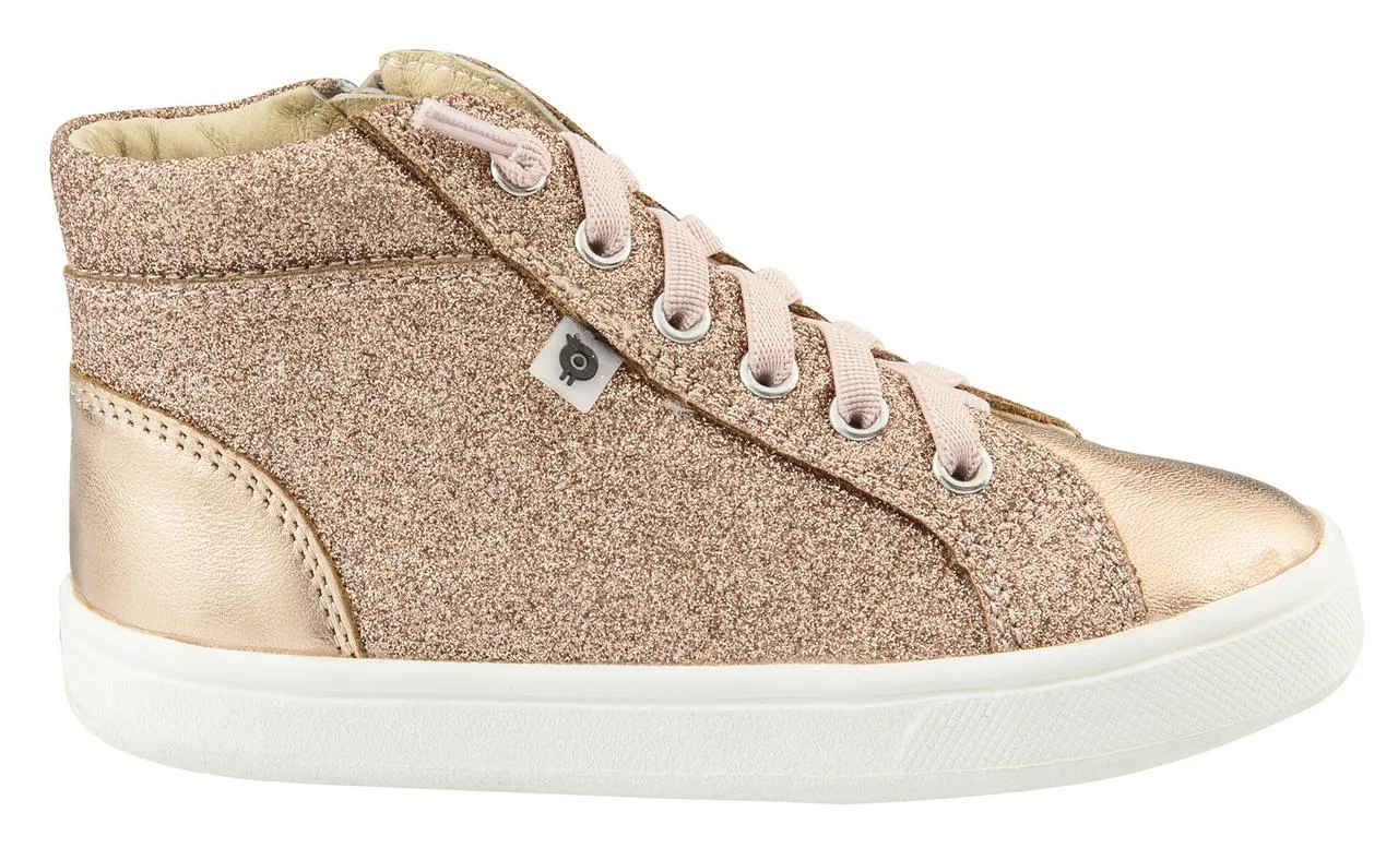 Old Soles Girl's Ring Shoe, Glam Rose/Copper