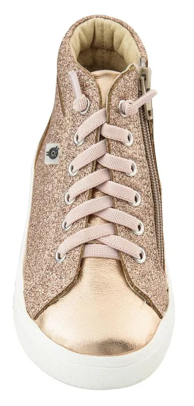 Old Soles Girl's Ring Shoe, Glam Rose/Copper