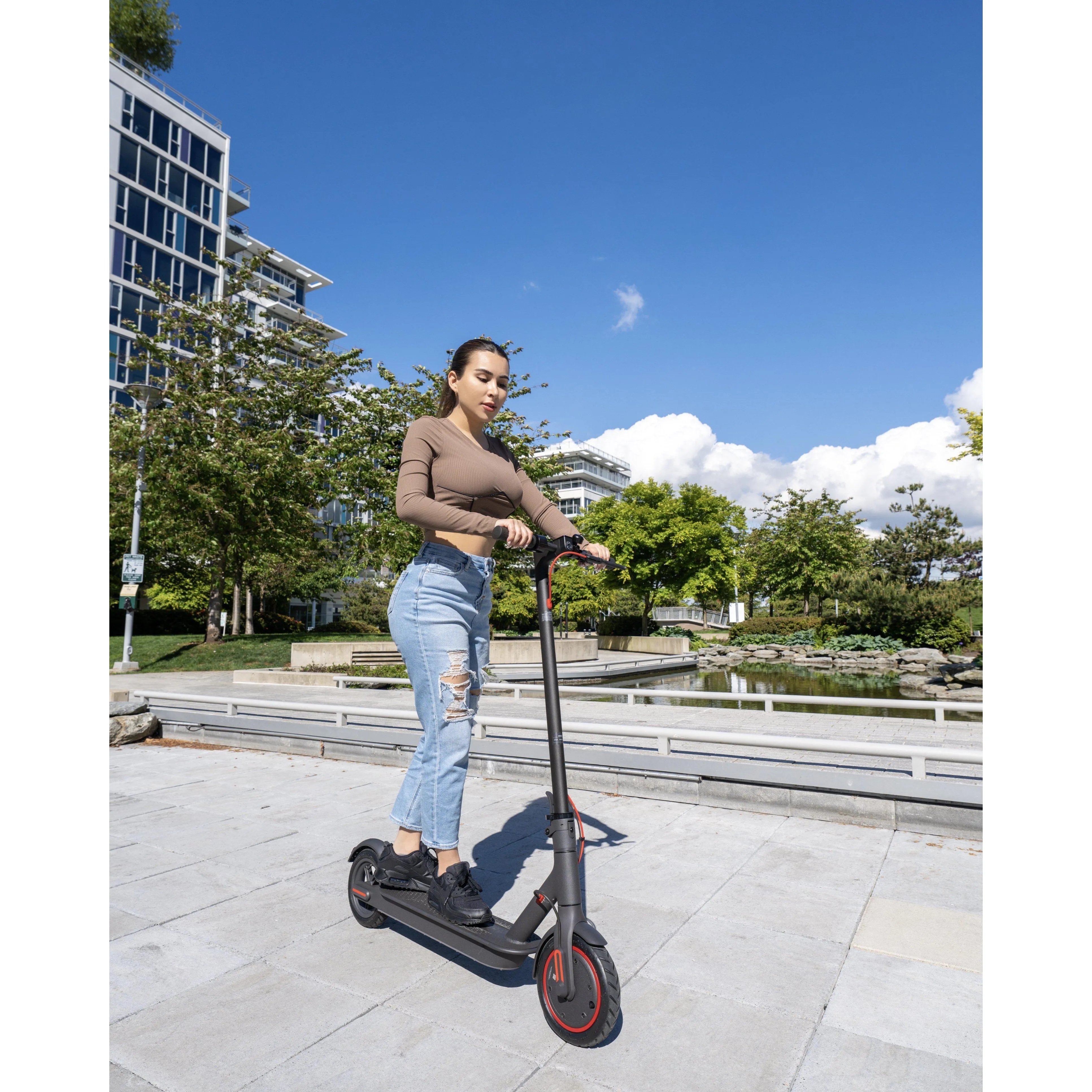 OPEN BOX - Techshark™ Folding Electric Scooter 25km/h speed 1S