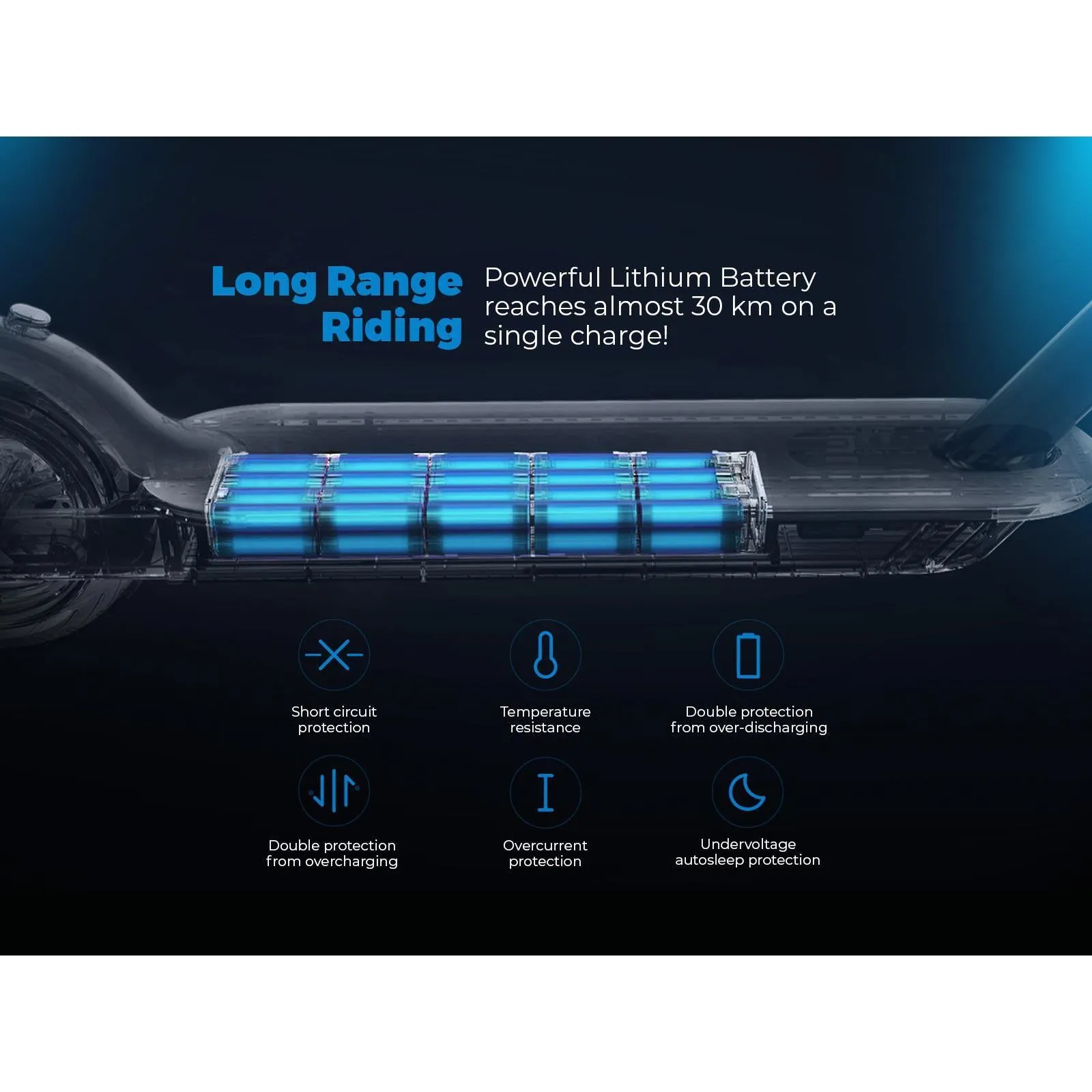 OPEN BOX - Techshark™ Folding Electric Scooter 25km/h speed 1S