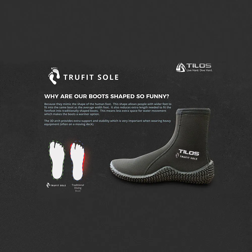 Open Box Tilos 3mm Beach Boot Trufit Sole-12