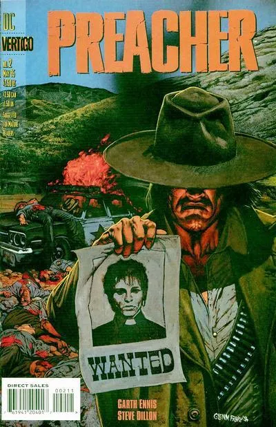 PREACHER (1995) GONE TO TEXAS - SET OF SEVEN (NM)