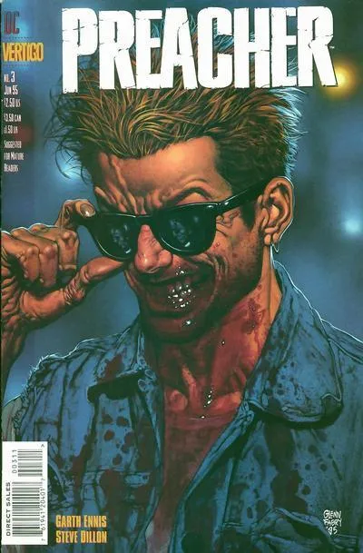 PREACHER (1995) GONE TO TEXAS - SET OF SEVEN (NM)