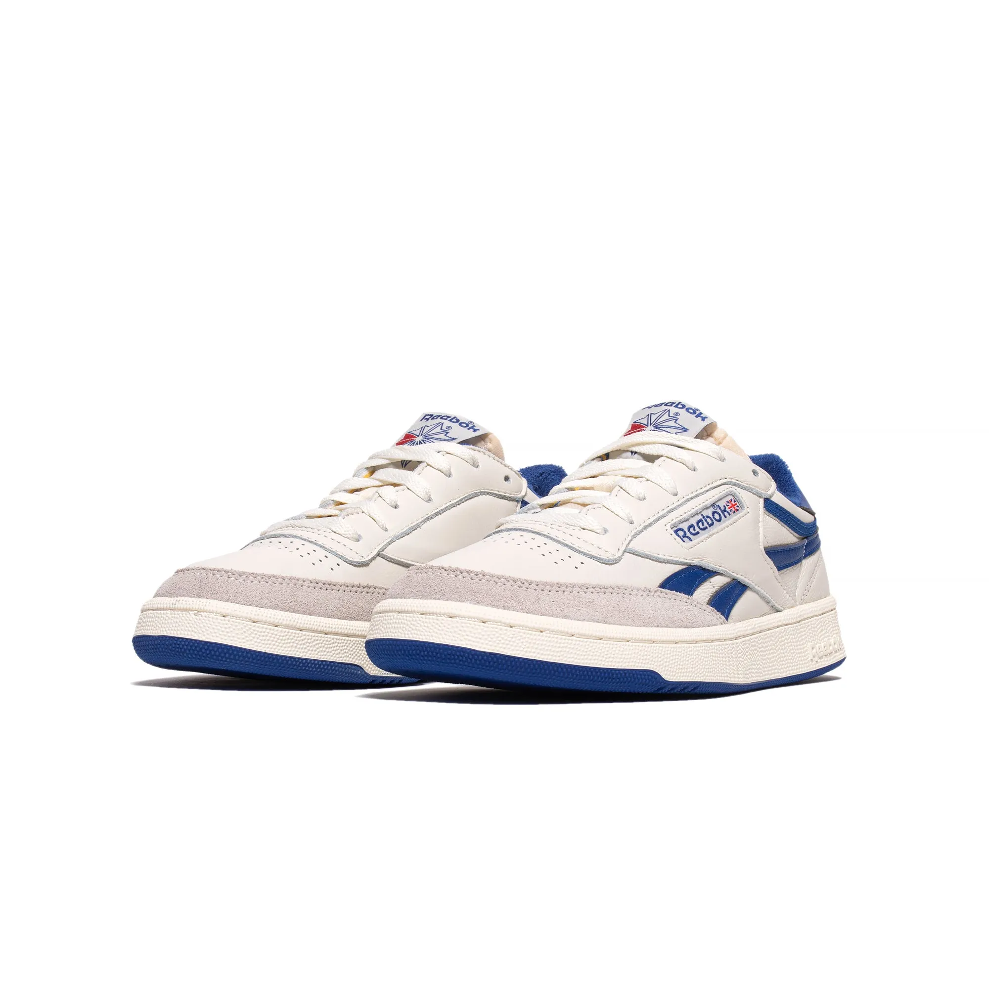 Reebok Mens Club C Revenge Vintage Shoes 'Chalk/Collegiate Royal/ Excellent Red'