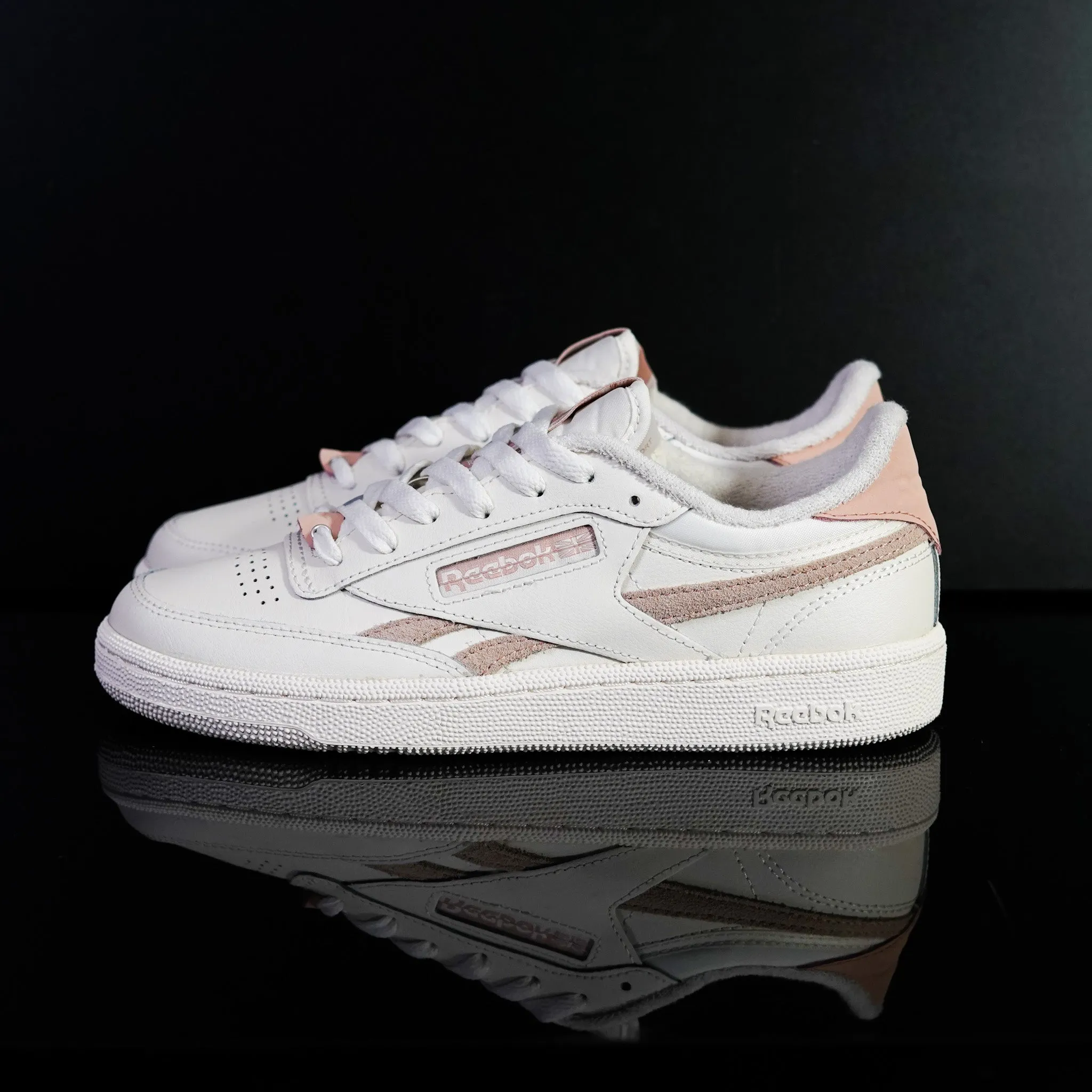 REEBOK : Reebok Femme Club C Revenge, Blanc/ Rose