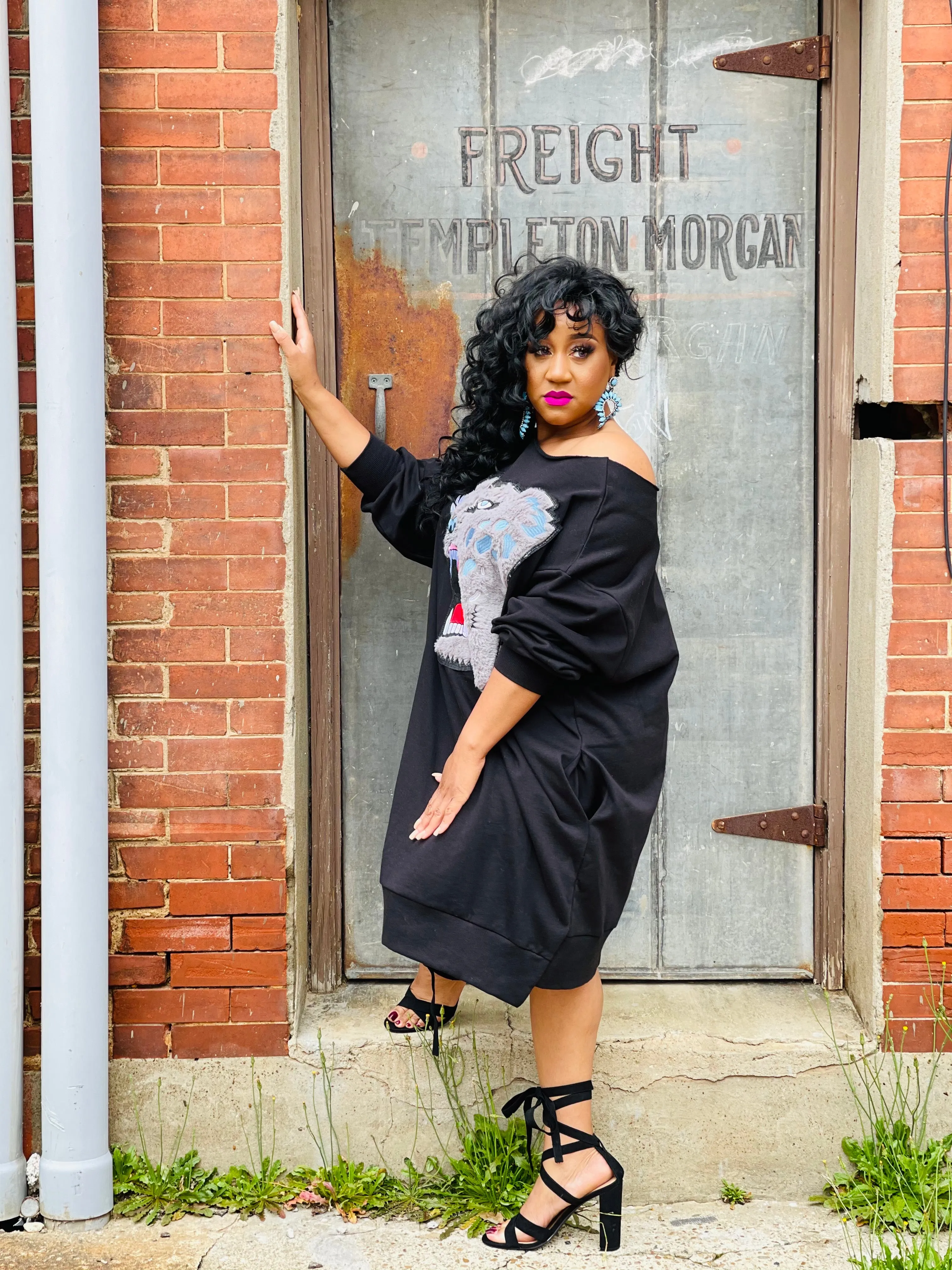 Roar! A Lil Sweatshirt Dress