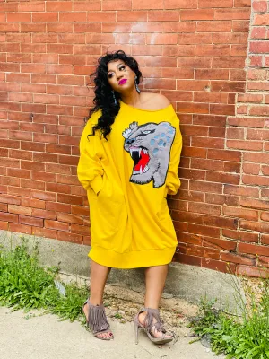 Roar! A Lil Sweatshirt Dress