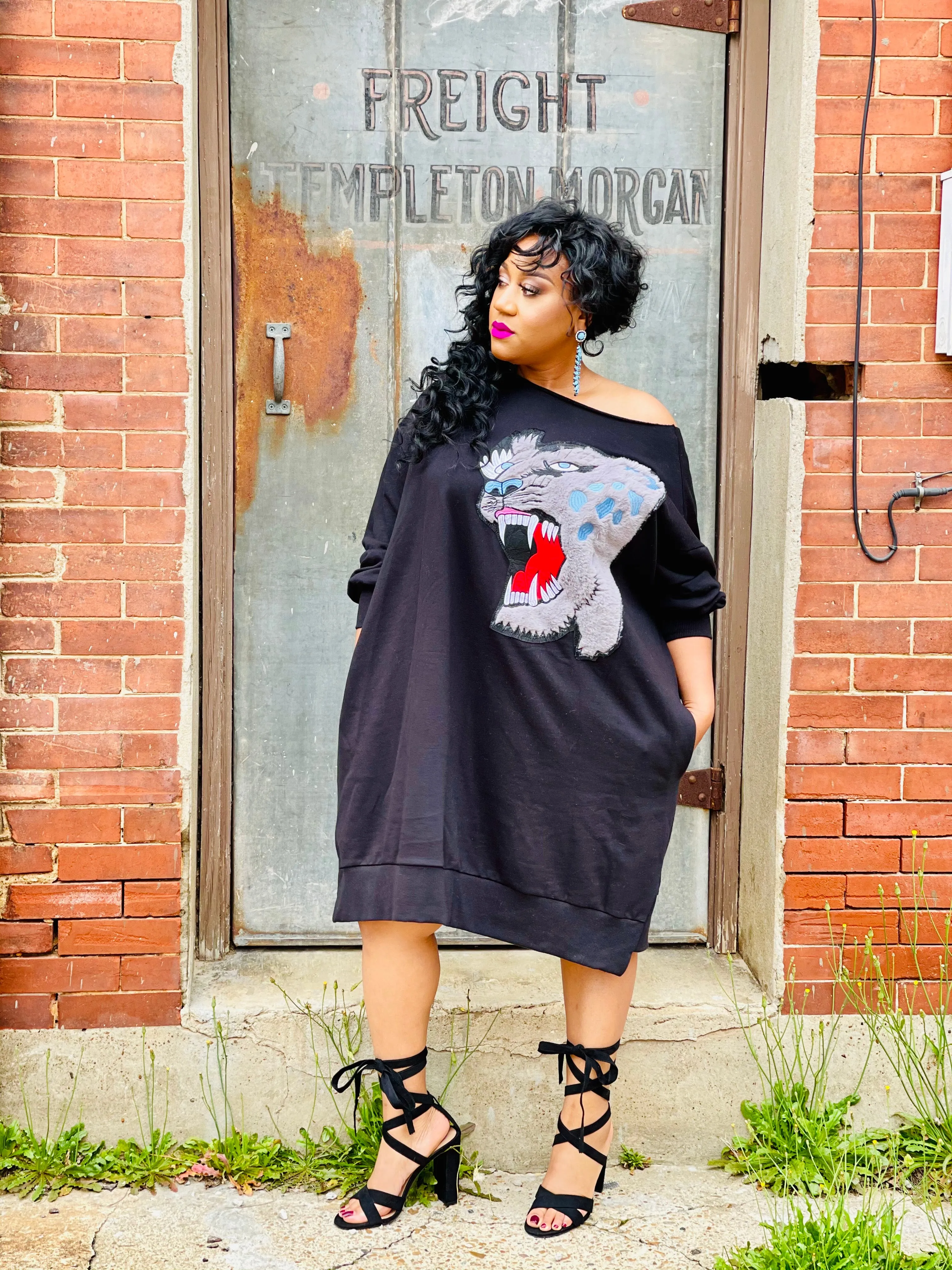 Roar! A Lil Sweatshirt Dress