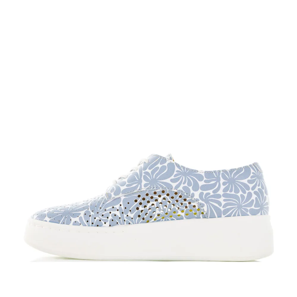ROLLIE DERBY CITY PUNCH STEEL BLUE FLOWERS