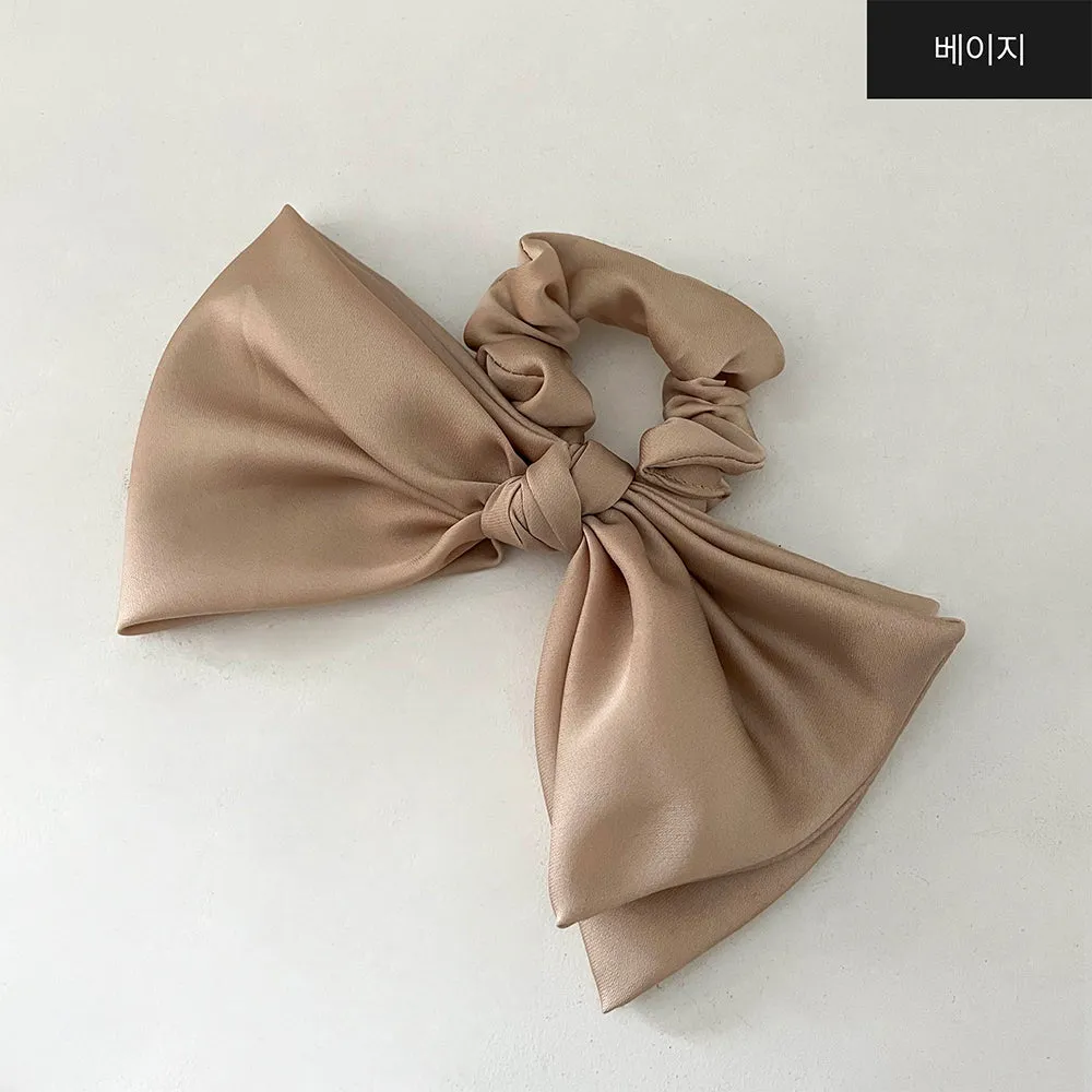 Satin Ribbon Hair Scrunchie