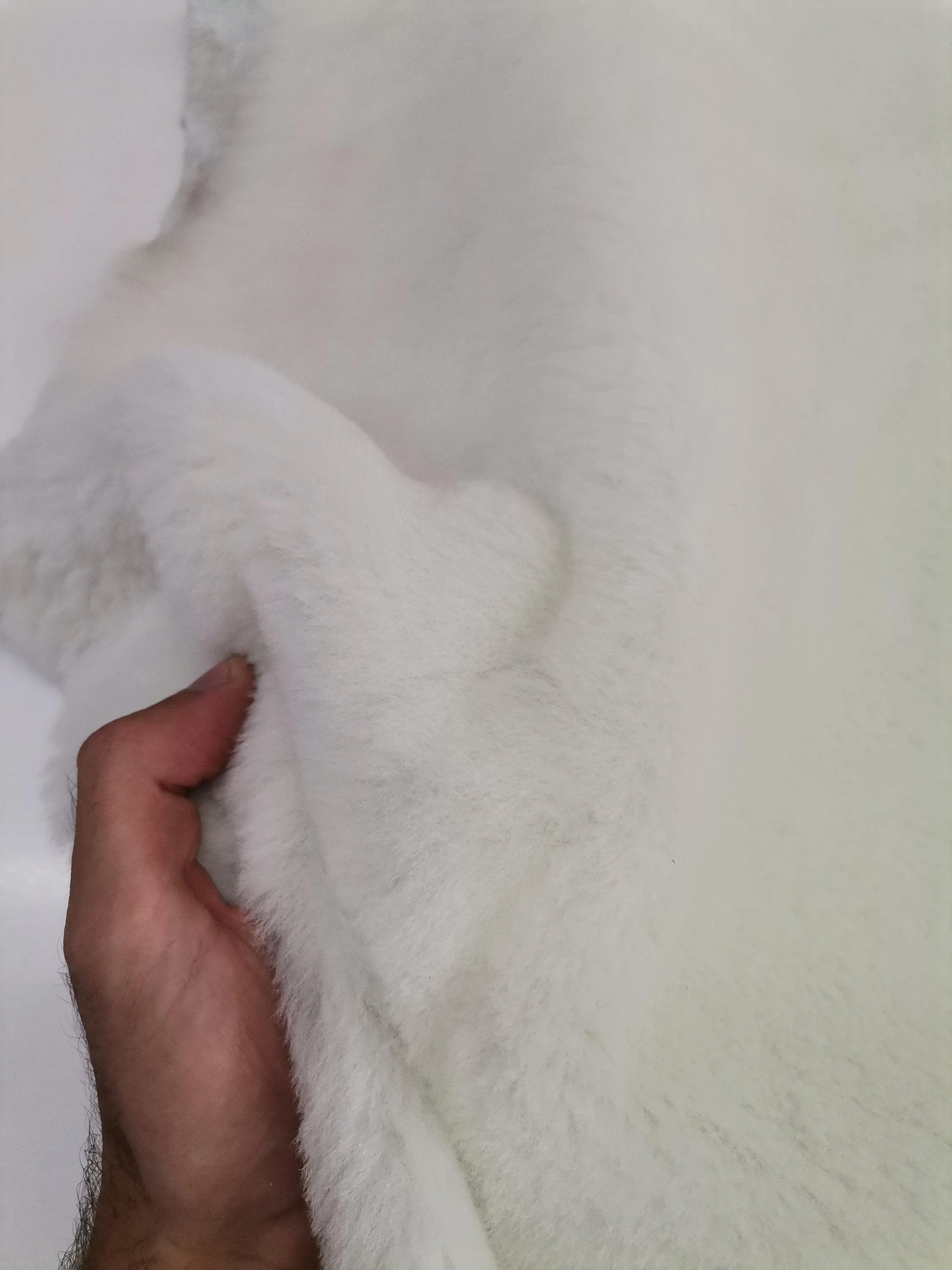 Sheep leather fur, genuine sheep leather sheets, Natural white wool hide