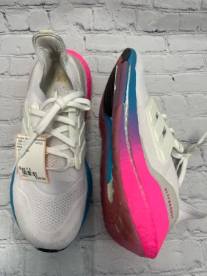 Size 7.5 Ladies White Adidas Tennis Shoe