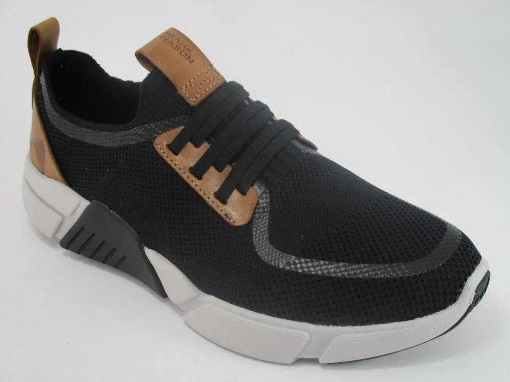 Skechers scarpa sneakers da uomo con laccio elastico  Block Peak 68643 BLK nero