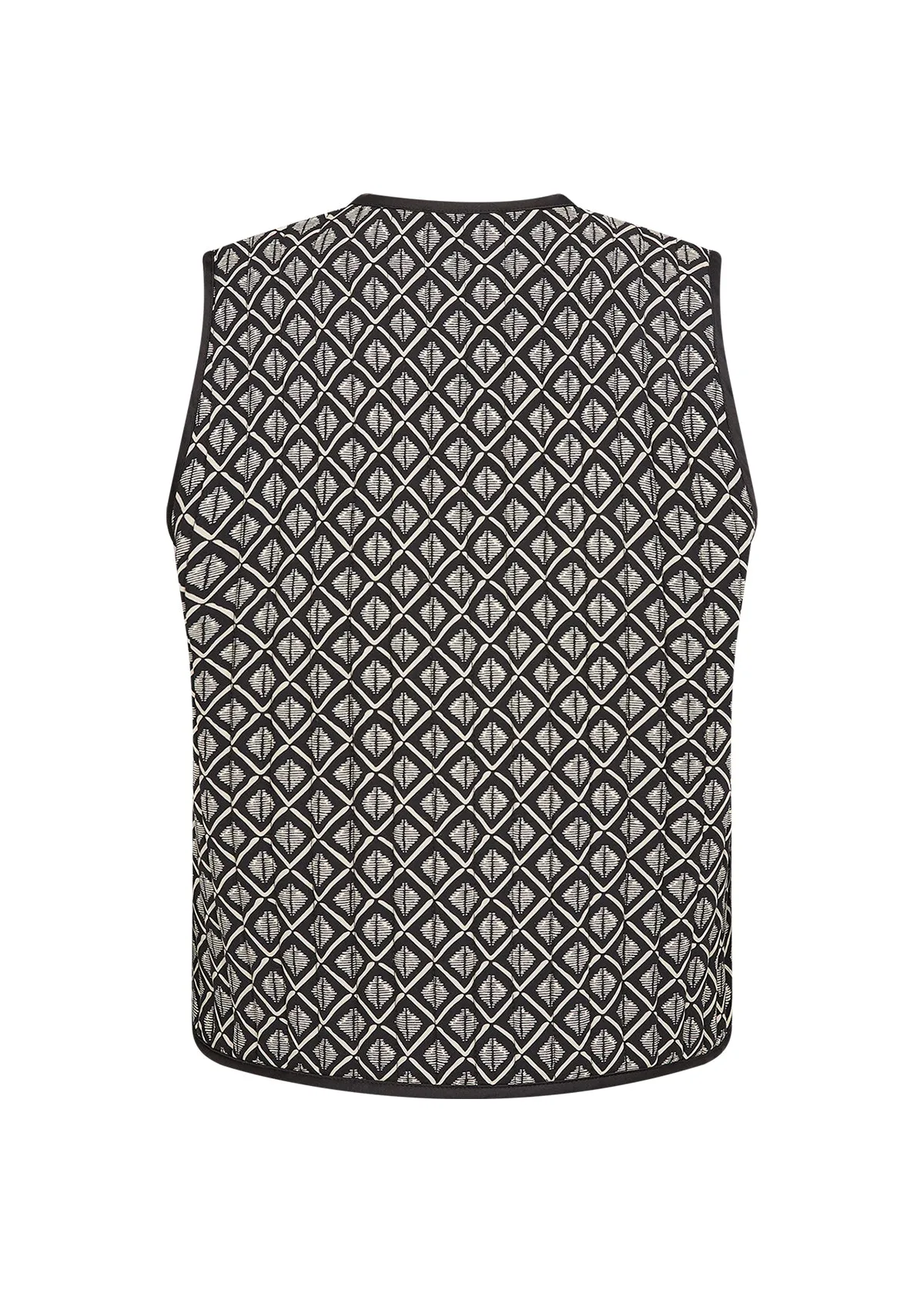 Soya Concept Isola 1 Waistcoat Black Print