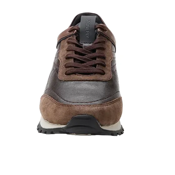 Stonefly scarpa sneakers casual da uomo Simply Man 218450 410 marrone