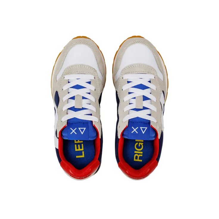 Sun68 sneakers da ragazzo Jaki Tricolors Teen Z33312T 0107 bianco-navy blue