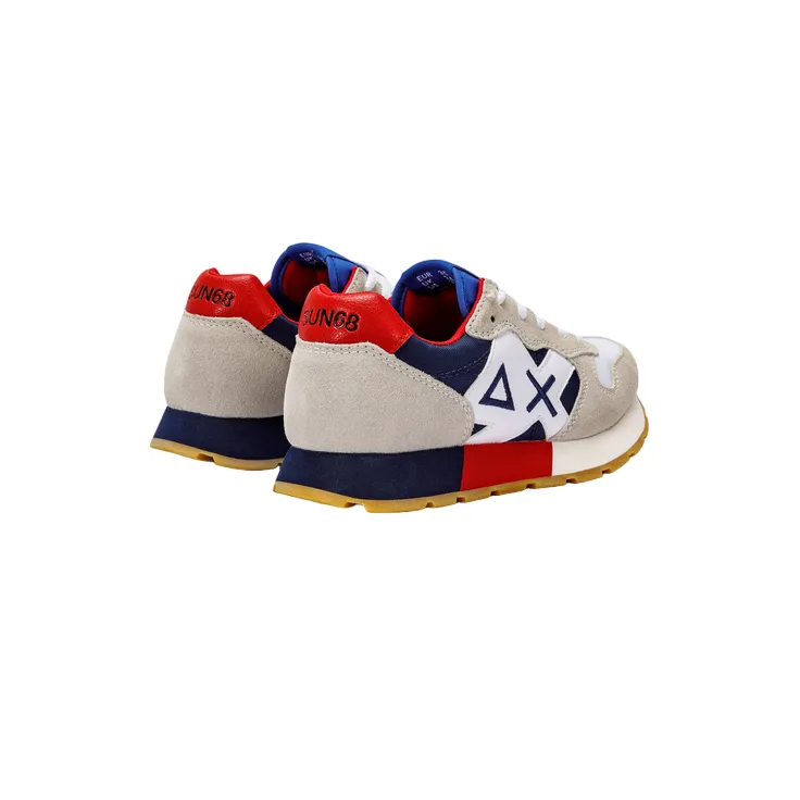 Sun68 sneakers da ragazzo Jaki Tricolors Teen Z33312T 0107 bianco-navy blue