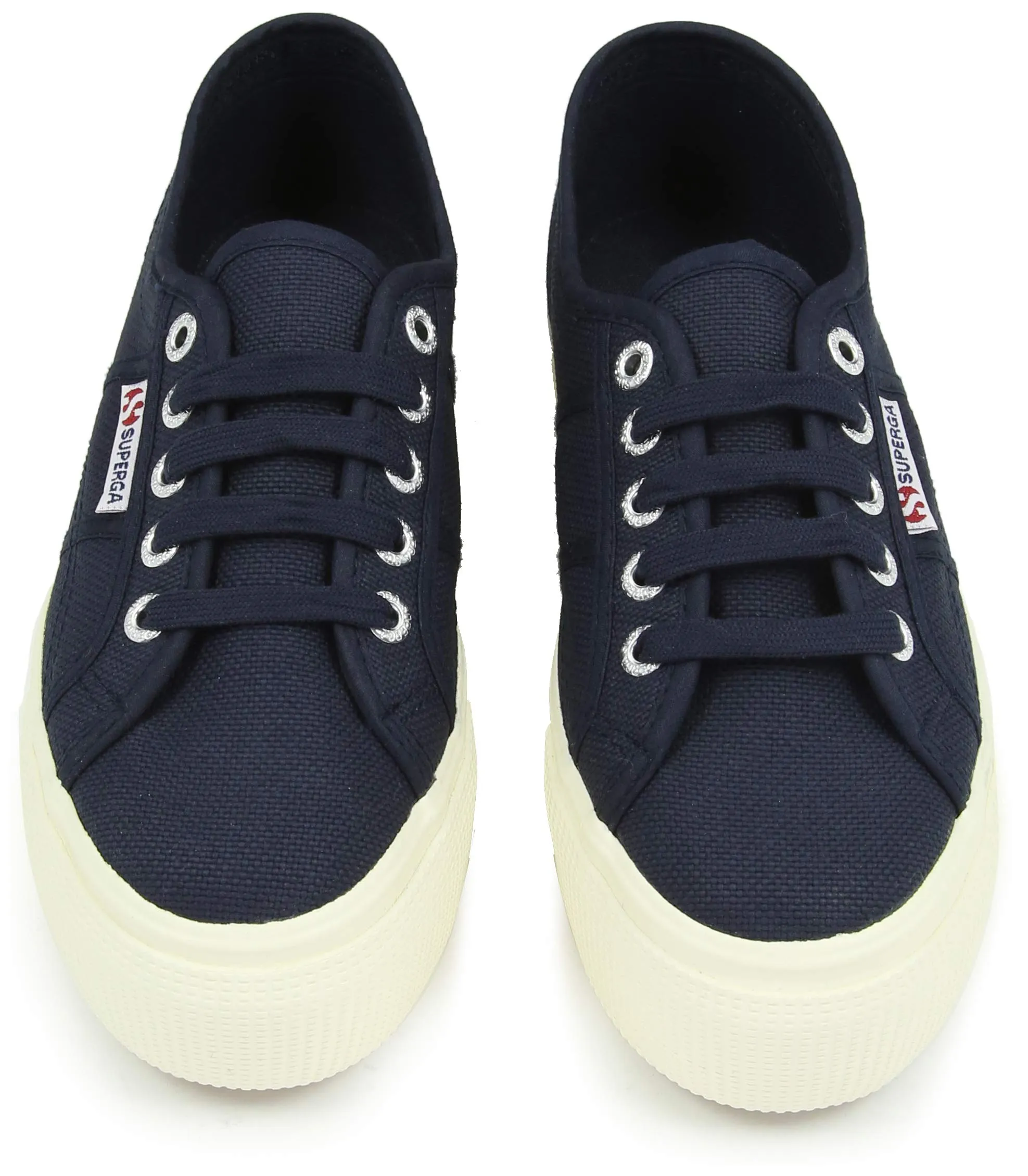 Superga Unisex 2950-cotu Navy Fashion Gymnastics Lace Up Platform Shoes