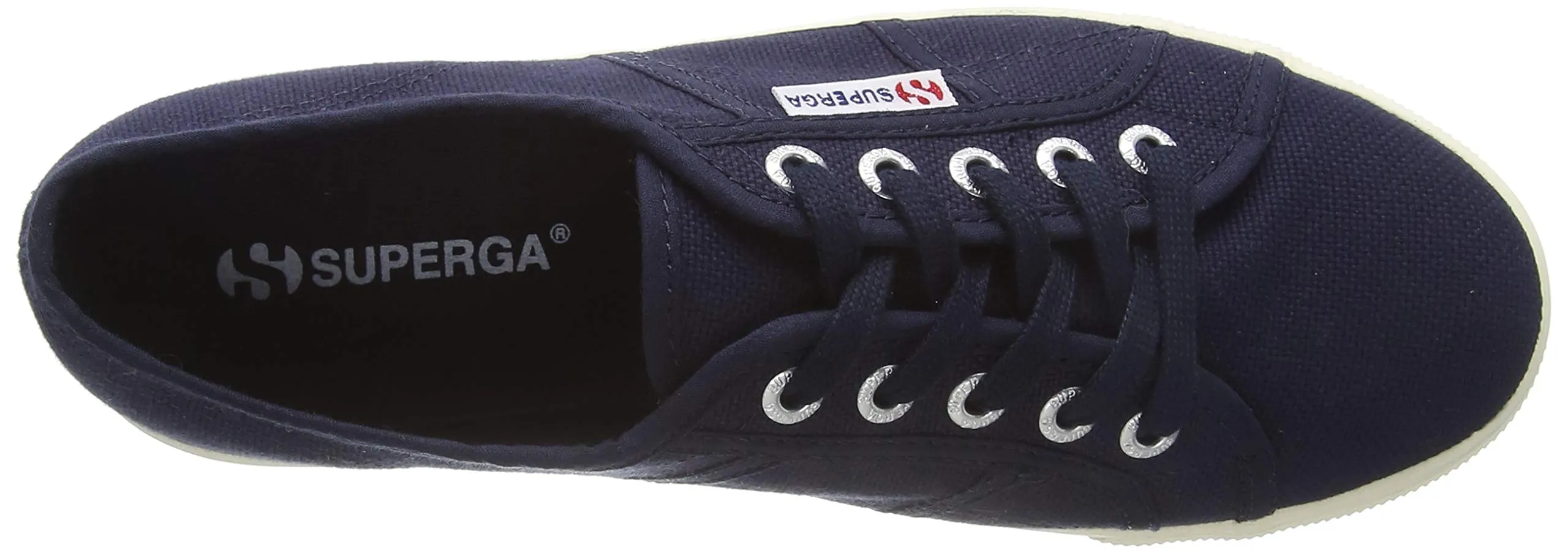 Superga Unisex 2950-cotu Navy Fashion Gymnastics Lace Up Platform Shoes
