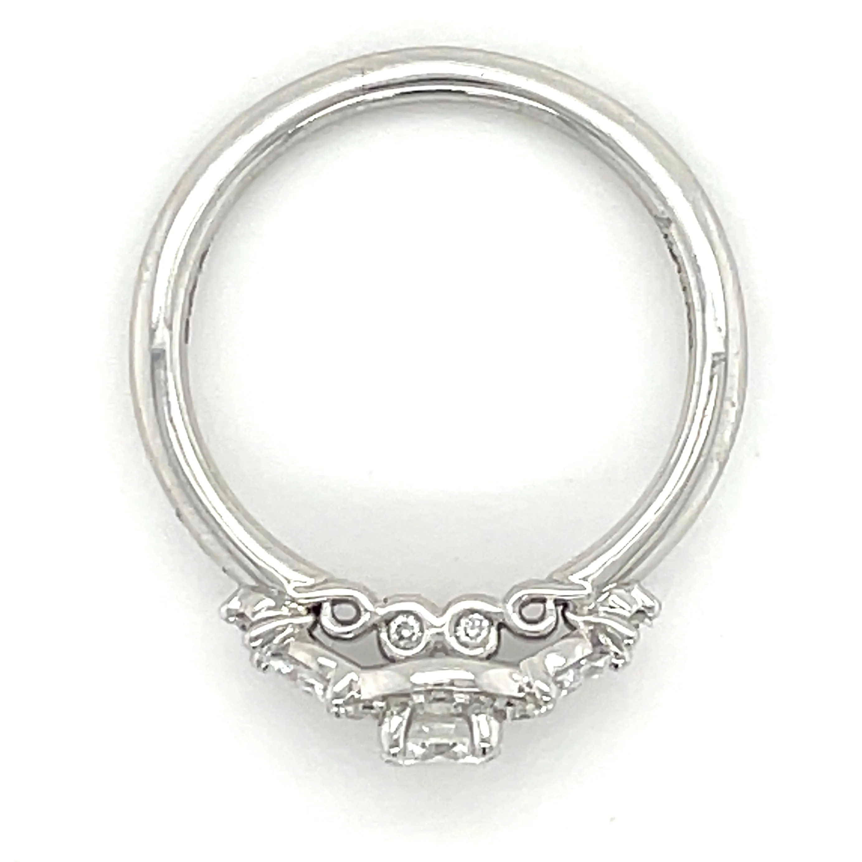 Sylvia - Platinum 0.52ct Round Brilliant Earth Grown Diamond Halo Engagement Ring