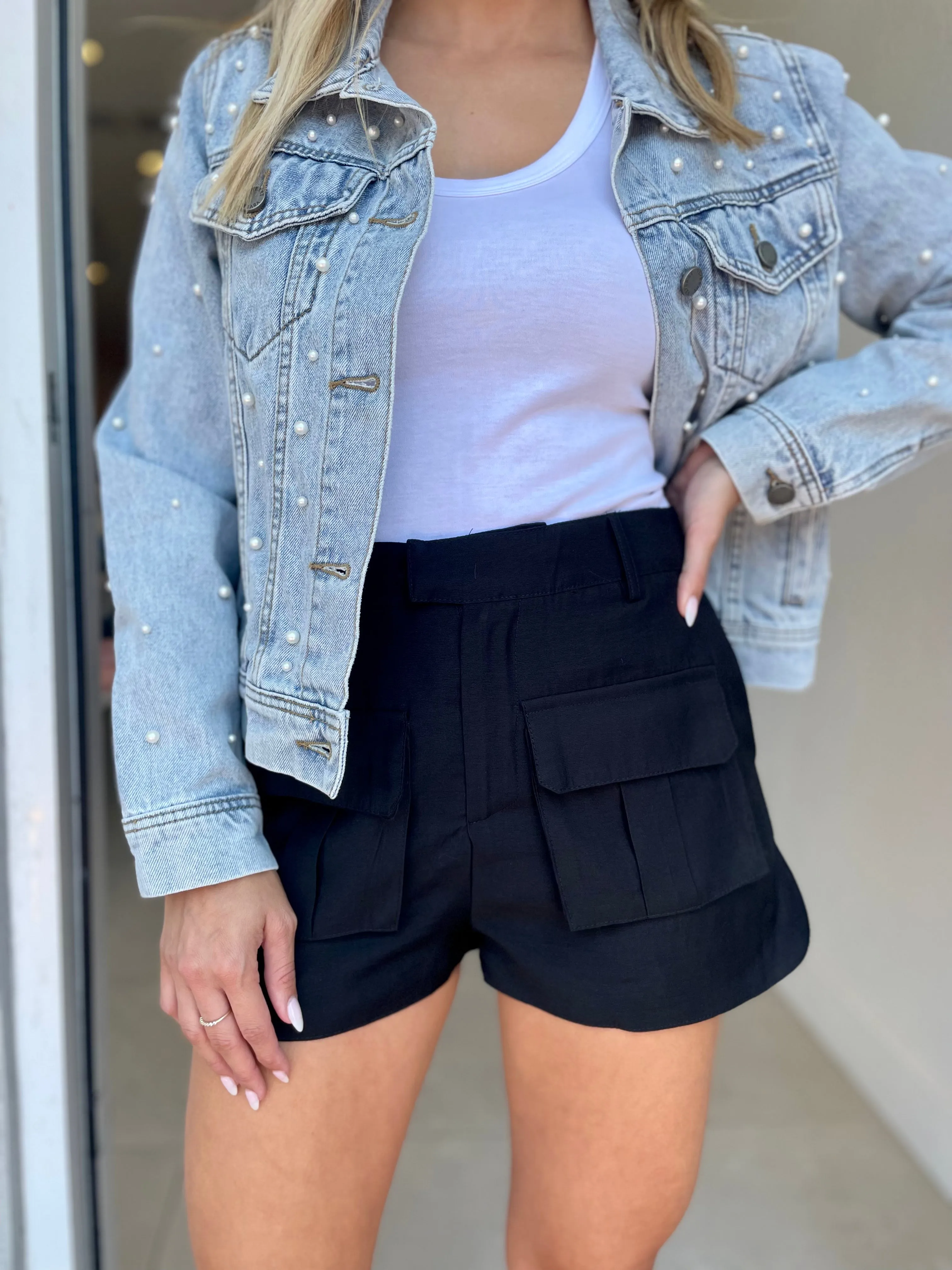 Talia Front Pocket Shorts