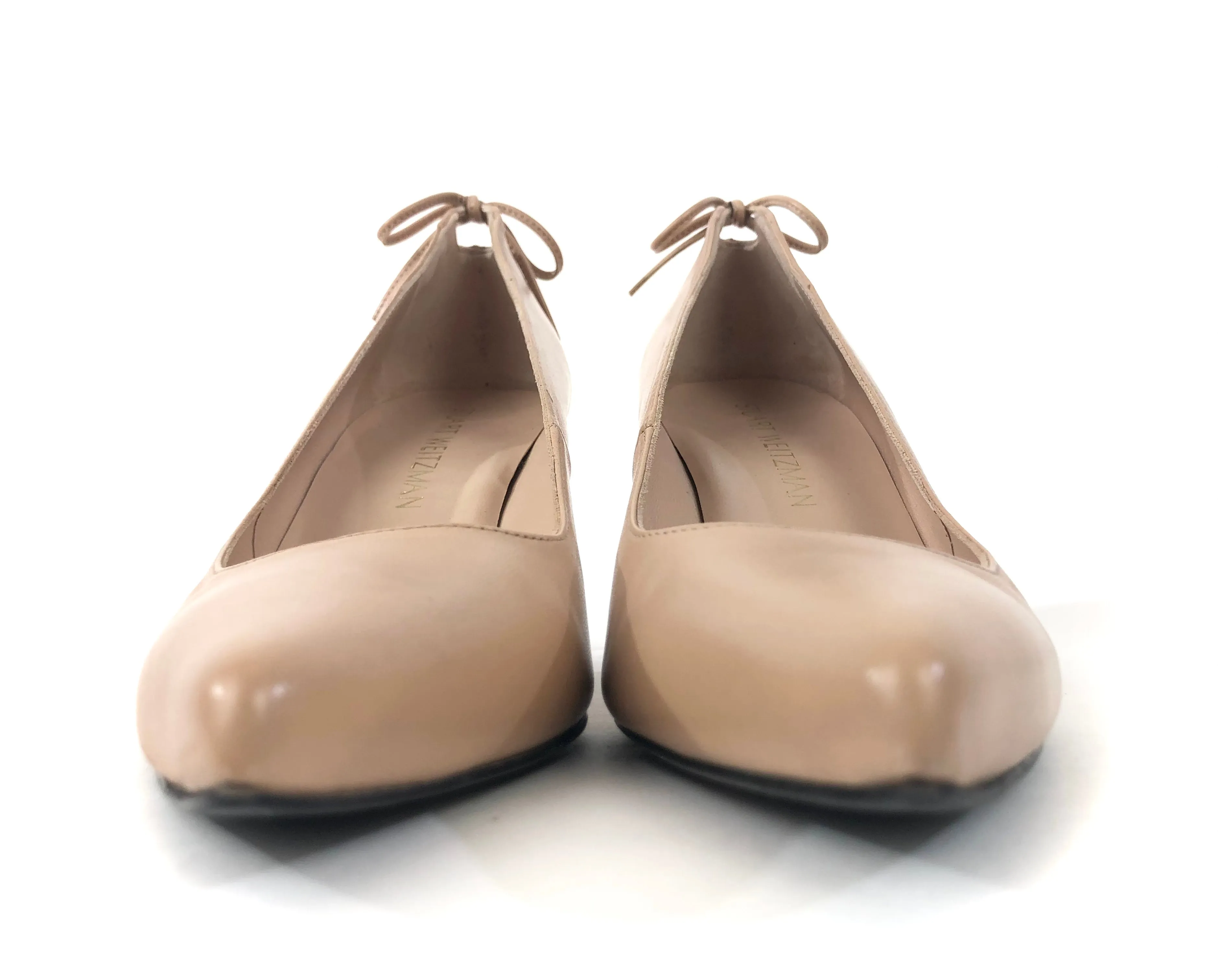 Tan Achilles Tied Leather Pumps | Size US 7.5 - SP 7.5