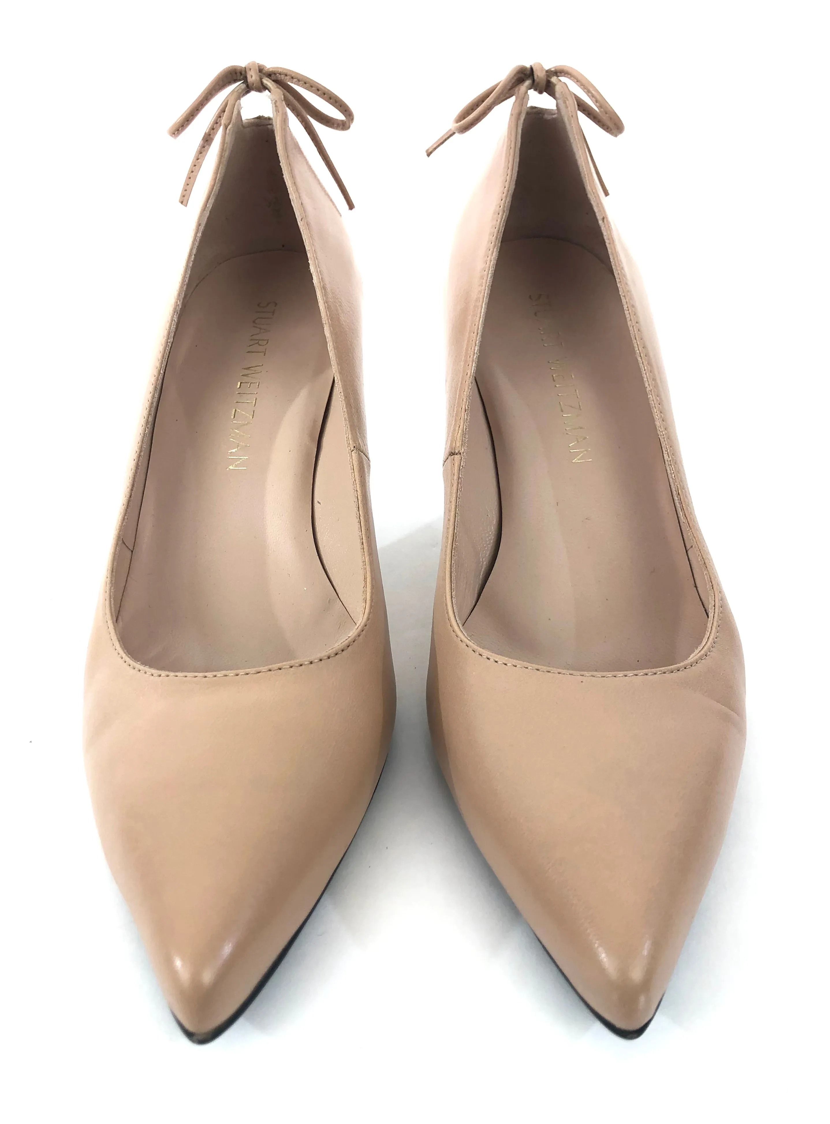 Tan Achilles Tied Leather Pumps | Size US 7.5 - SP 7.5
