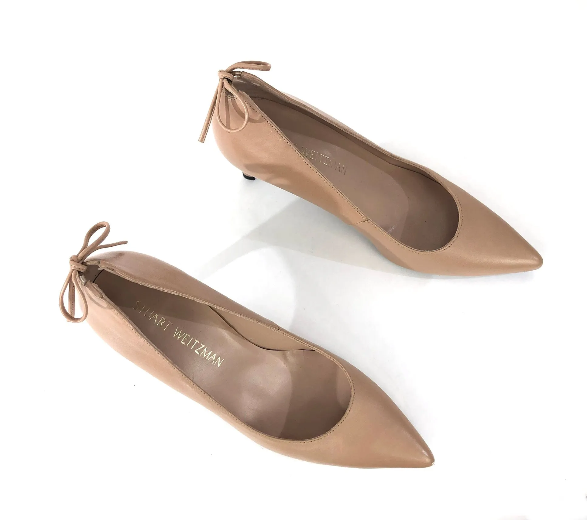 Tan Achilles Tied Leather Pumps | Size US 7.5 - SP 7.5