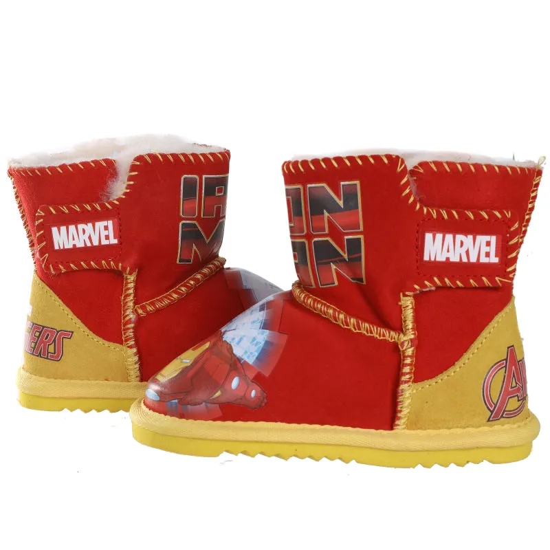 TEAM KICKS Kids Ugg Boots, Avengers Iron Man