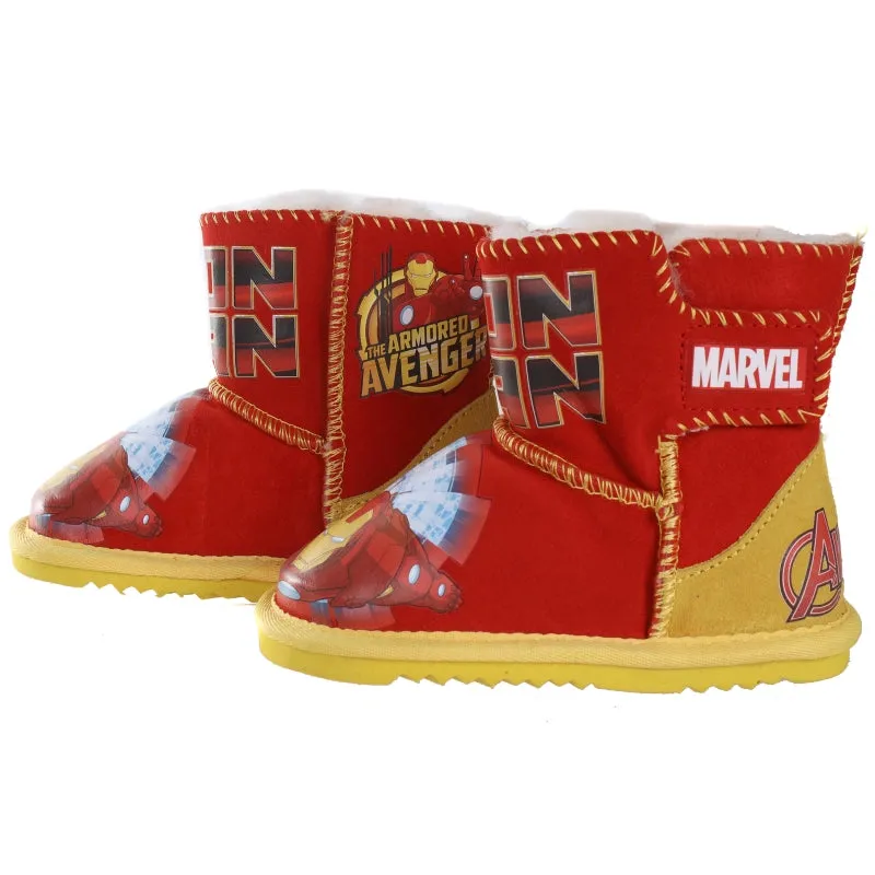 TEAM KICKS Kids Ugg Boots, Avengers Iron Man