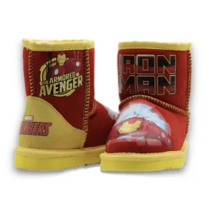 TEAM KICKS Kids Ugg Boots, Avengers Iron Man