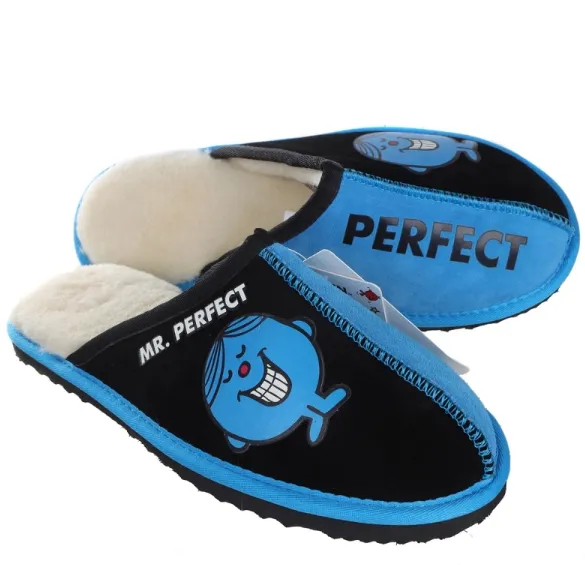 TEAM KICKS Unisex Scuff Slippers, Mr. Perfect