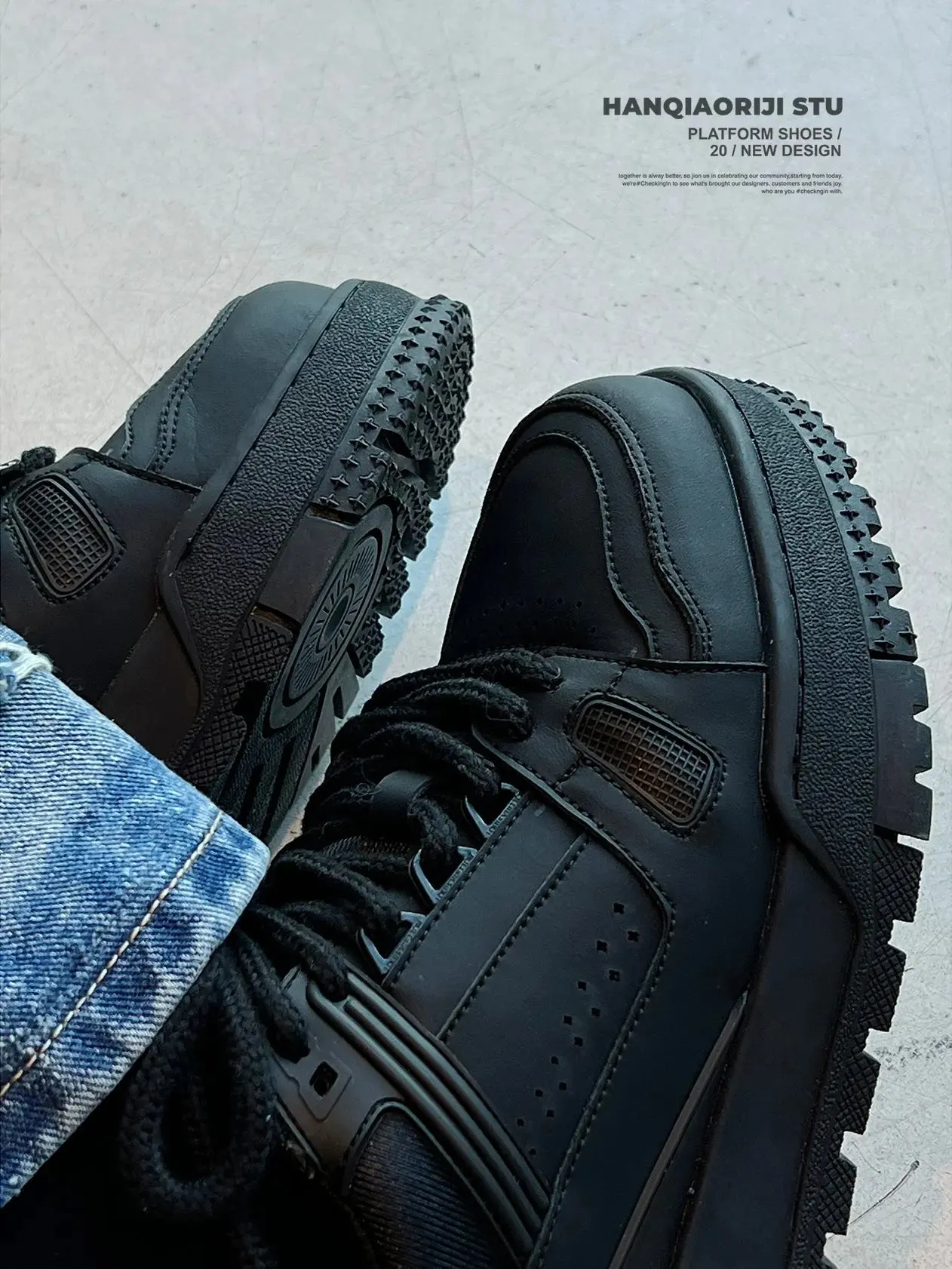 Thick Sole Heightened Shoes