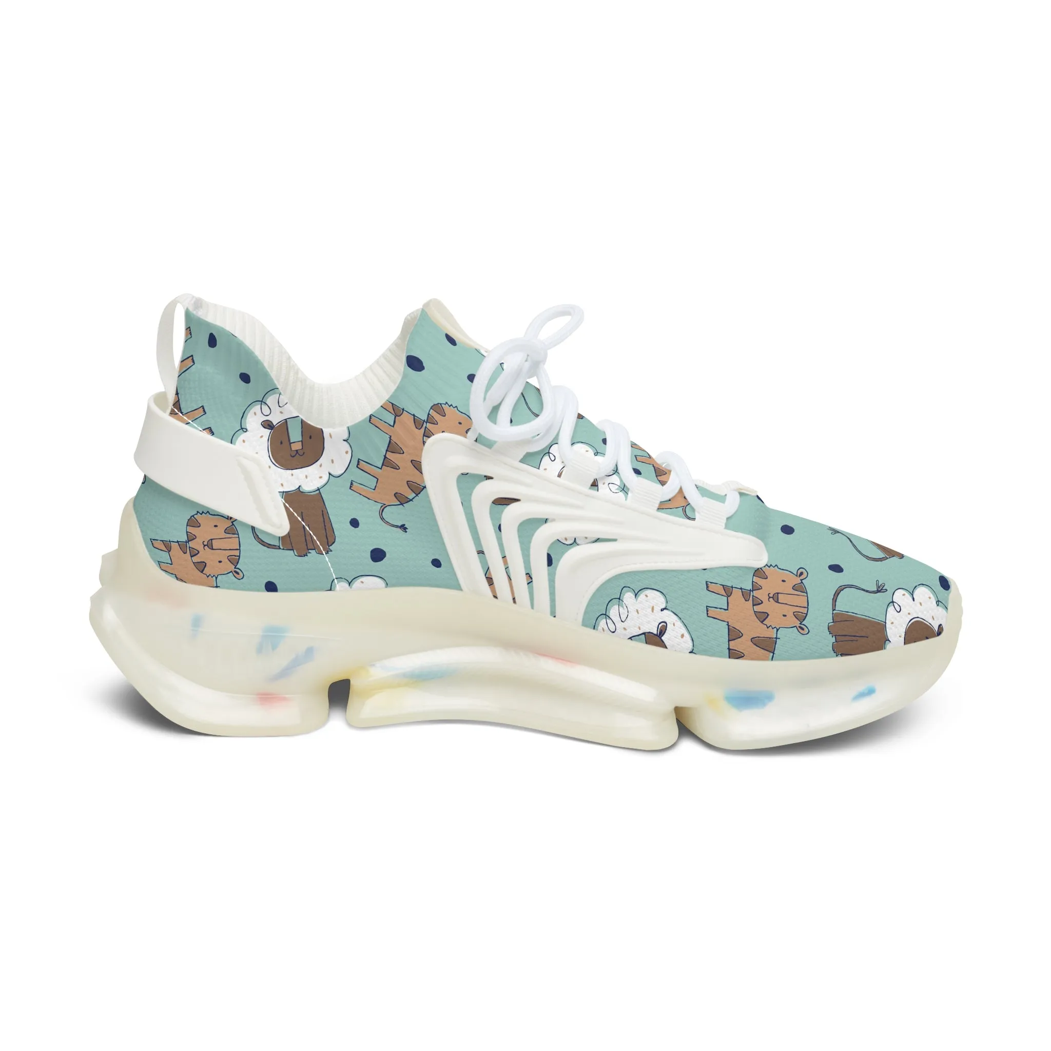 Tigers Lions Women's Mesh Sneakers