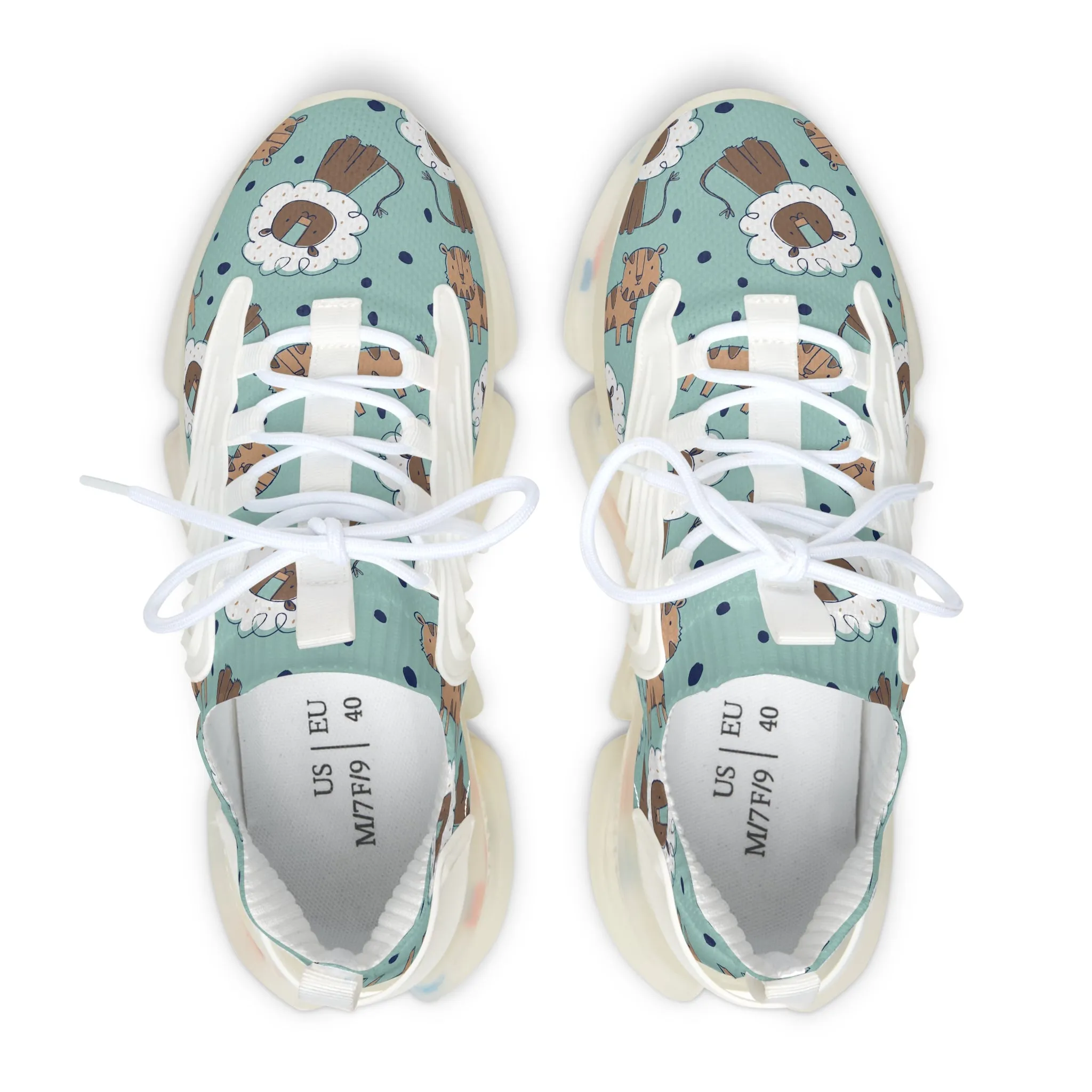 Tigers Lions Women's Mesh Sneakers
