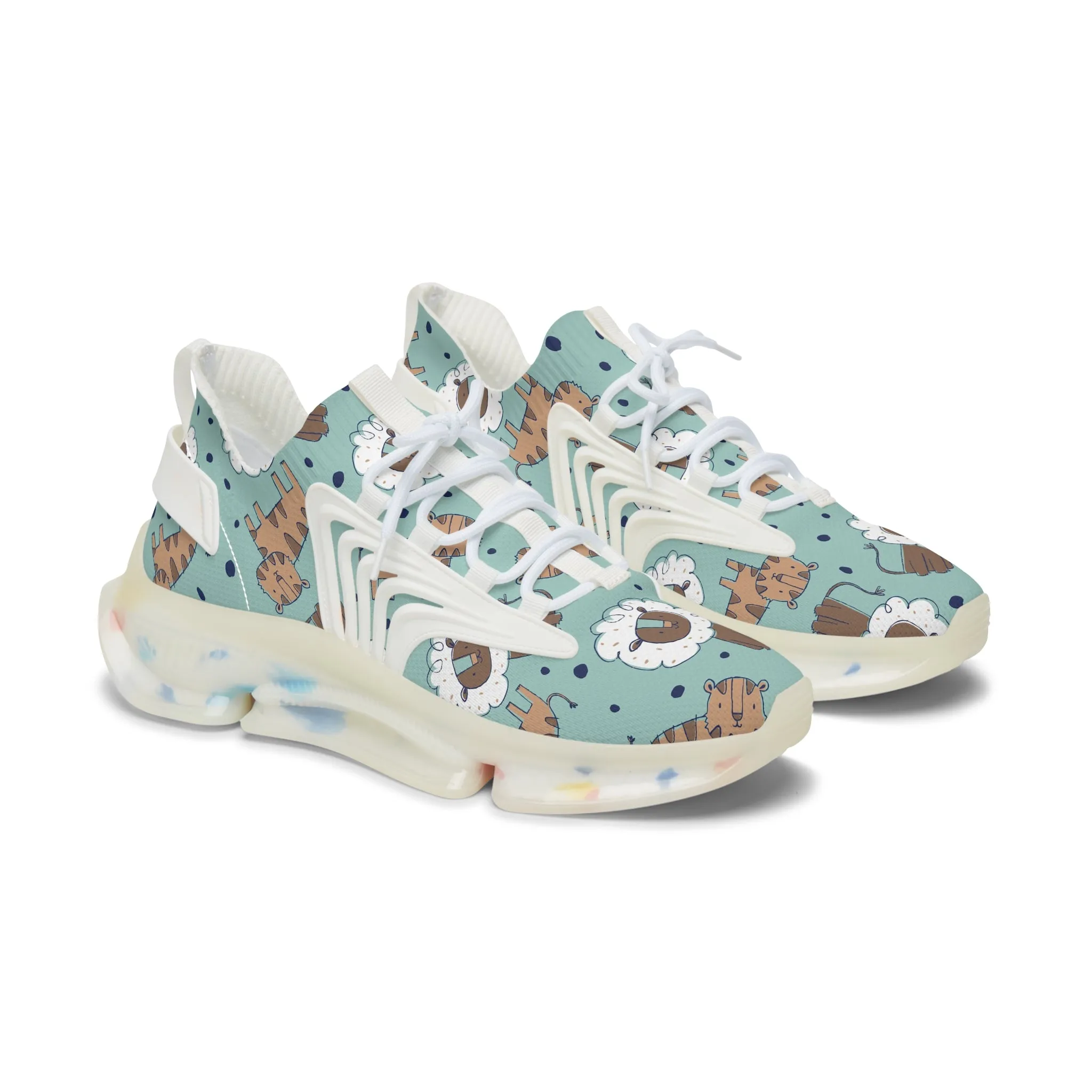 Tigers Lions Women's Mesh Sneakers