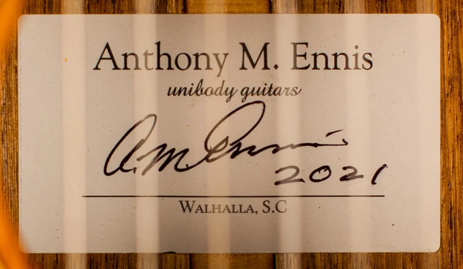 Tony Ennis Classical Guitar, The X-2: Rosewood & Cedar - SOLD