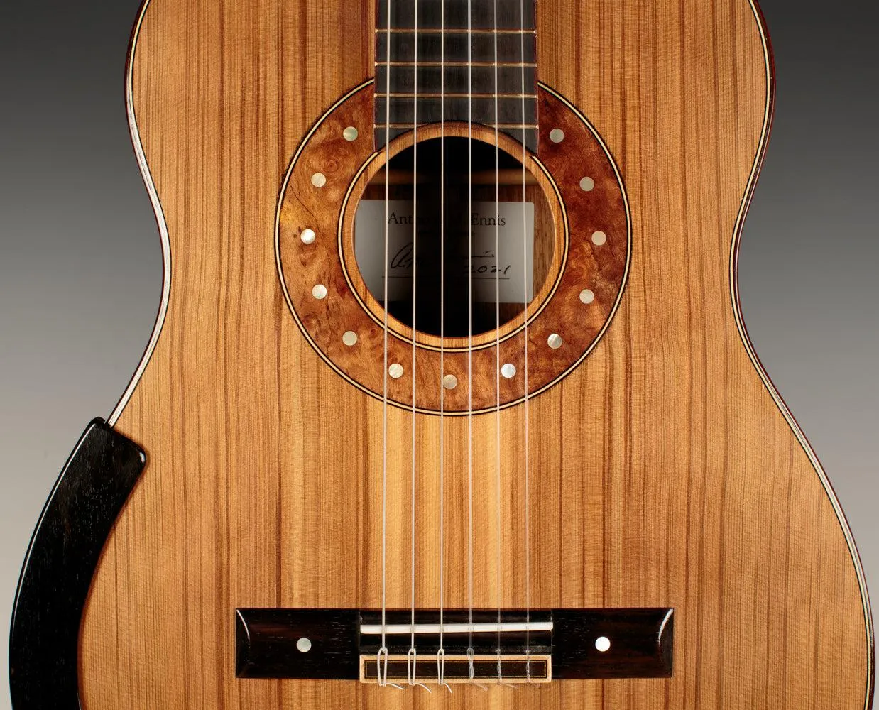 Tony Ennis Classical Guitar, The X-2: Rosewood & Cedar - SOLD